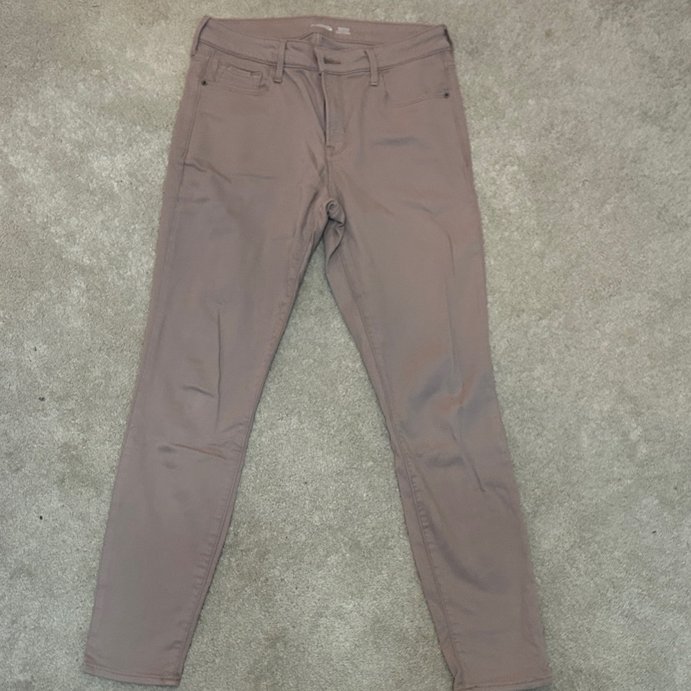 Old Navy mauve Rockstar Super Skinny Jeans